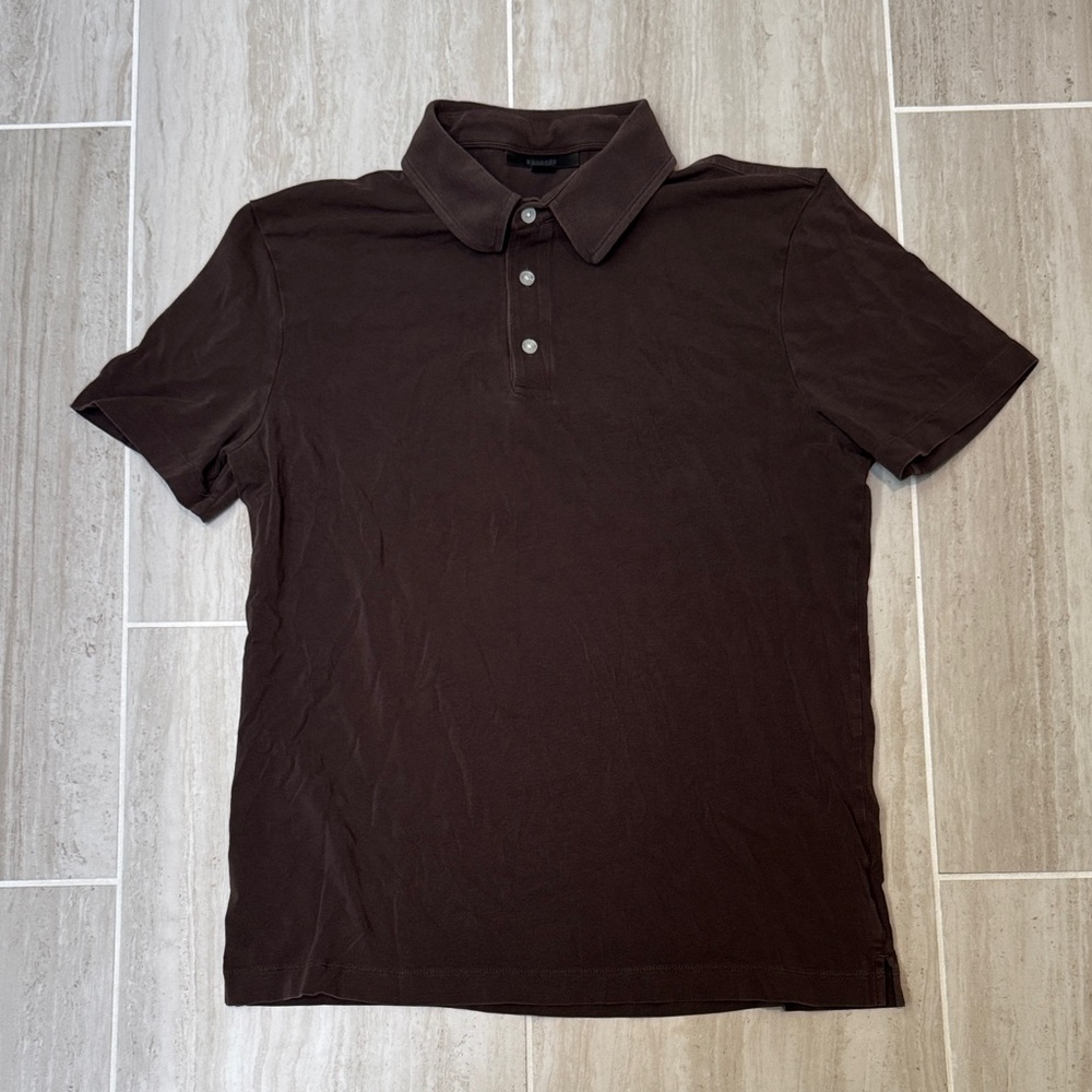 Express Dark Brown Polo Shirt